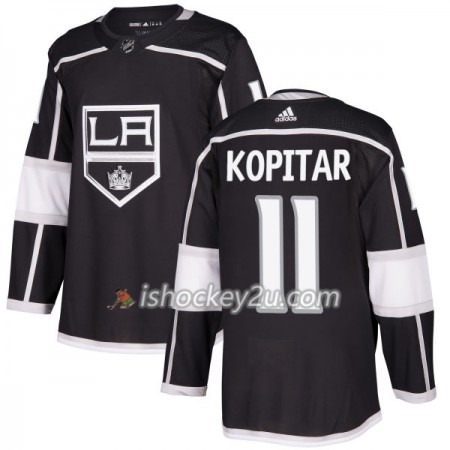 Mænd NHL Los Angeles Kings Trøje Anze Kopitar 11 Adidas 2017-2018 Sort Authentic